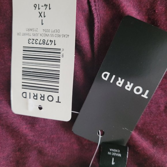 Torrid Womens Short Sleeve Knit Purple Dress - Size 1X - Picture 7 of 7